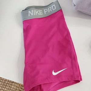 Hot Pink Nike Pro Shorts
